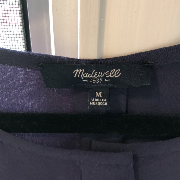 NWOT Madewell Navy Tunic Dress - Picture 4 of 11